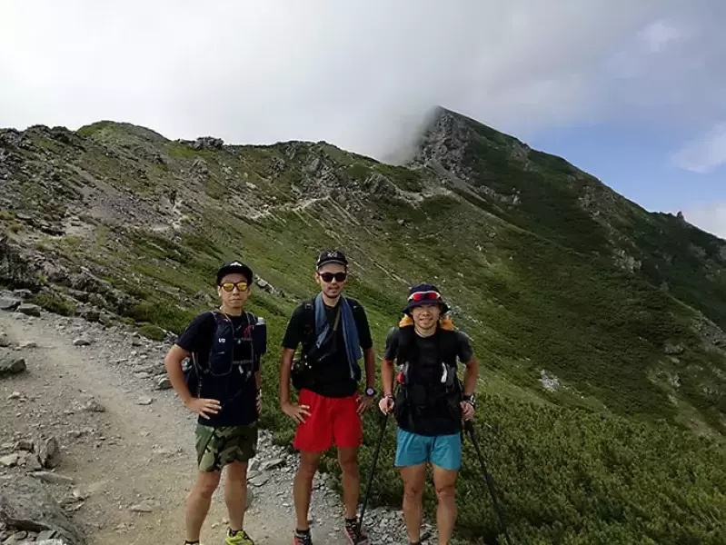 北岳までの登山道