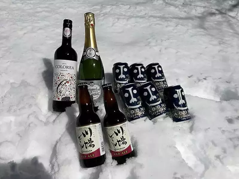 IPA(インディアンペールエール)とシャンパン、赤ワイン