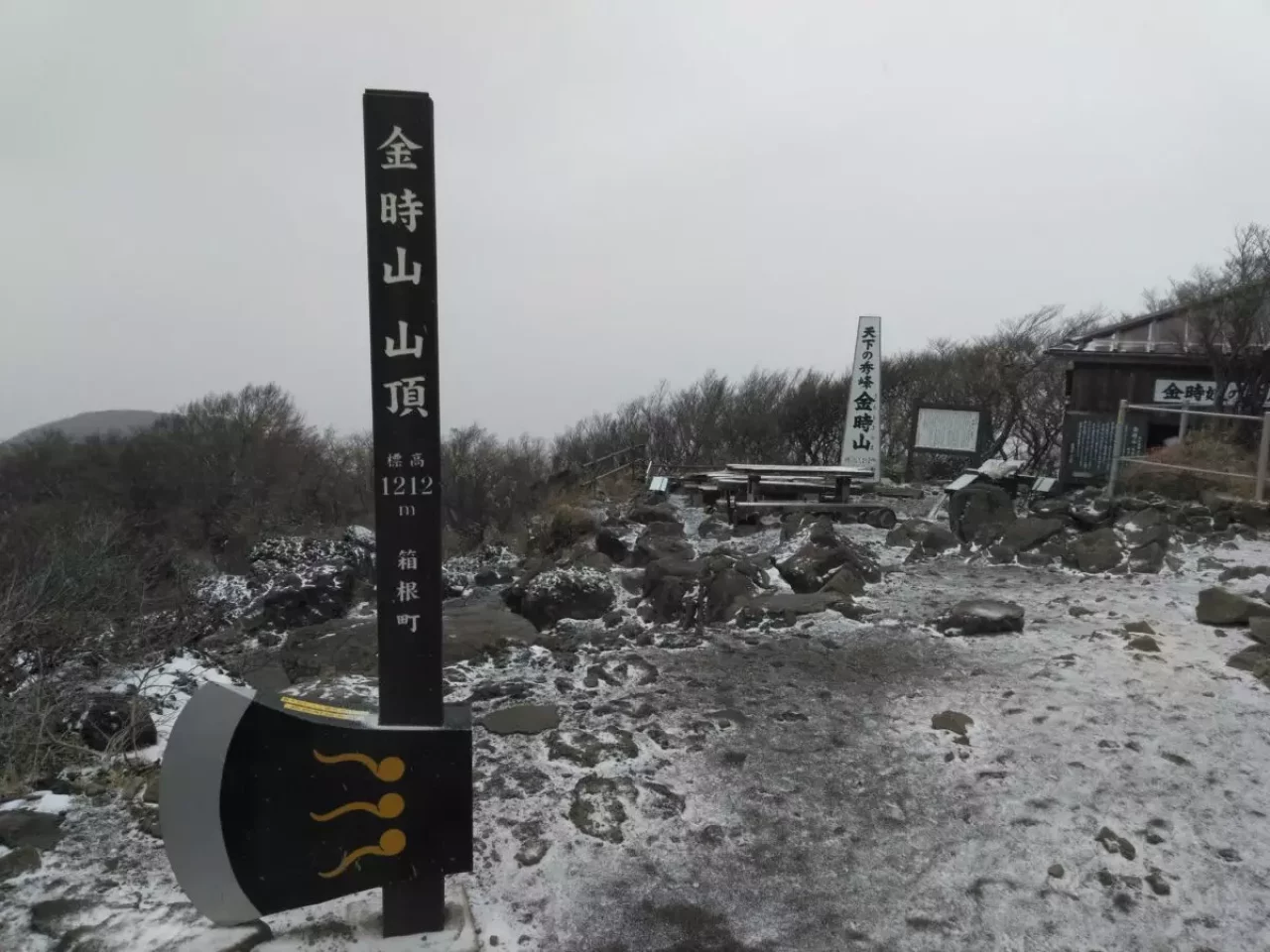 箱根 登山 金時山 頂上