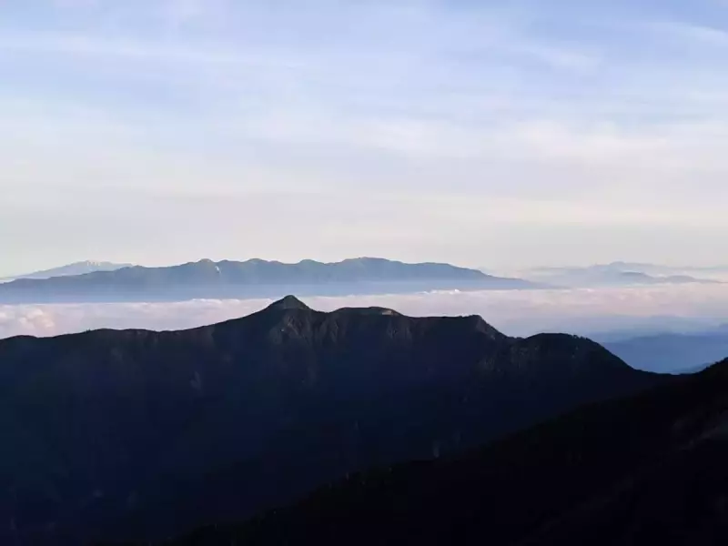 中央アルプスの全体像