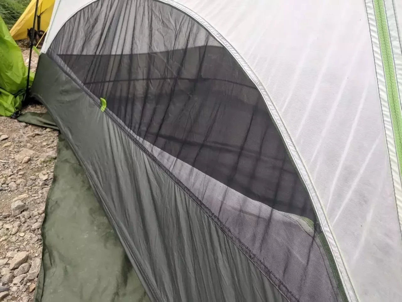 山岳用テントNEMO TANI1Pのベンチレーション