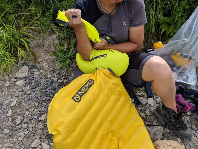 NEMOテントマット テンサーの膨らませ方