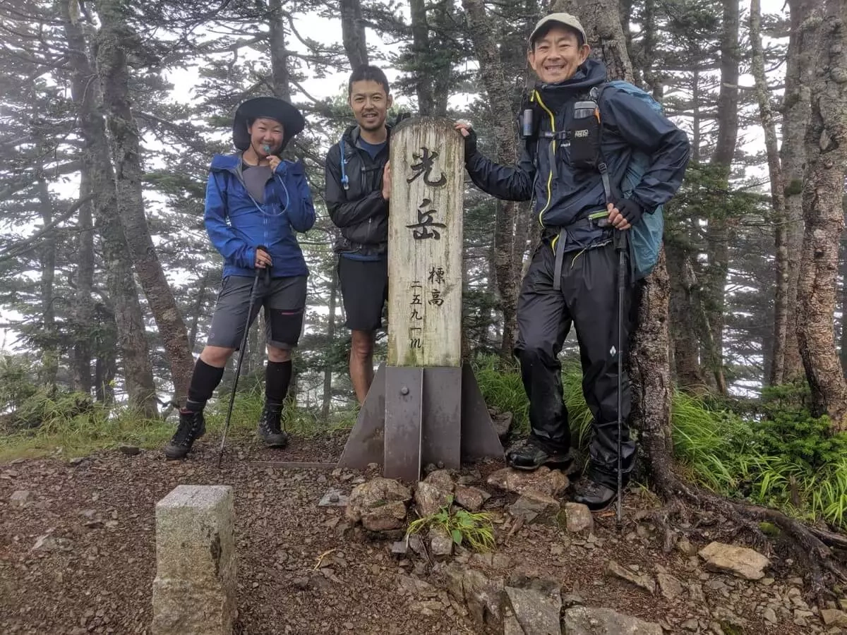 南アルプス大縦走 4日目「茶臼小屋~光岳のピストン」