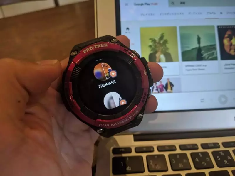 プロトレックスマートで音楽を楽しむ