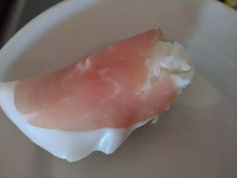 簡単山ごはんレシピ③ 生ハムまきごはん