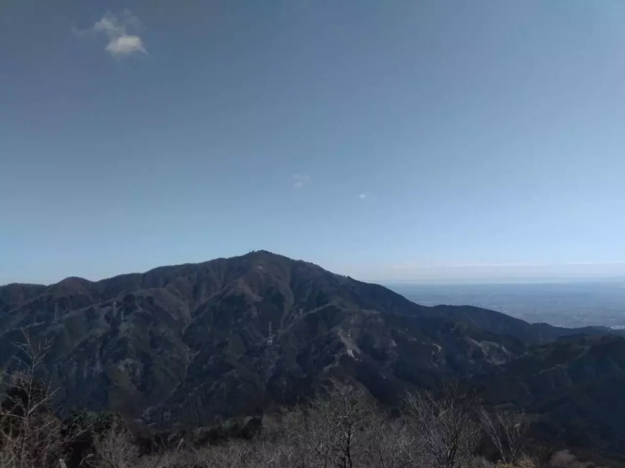 丹沢 三ノ塔 大山