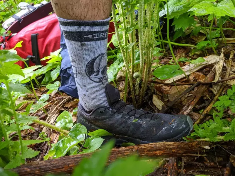 MERGE4のソックスでトレイルラン