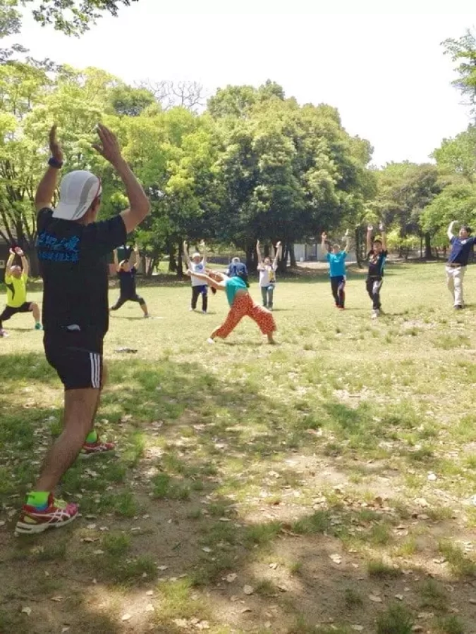 はんなりヨガ体験in京都・鴨川