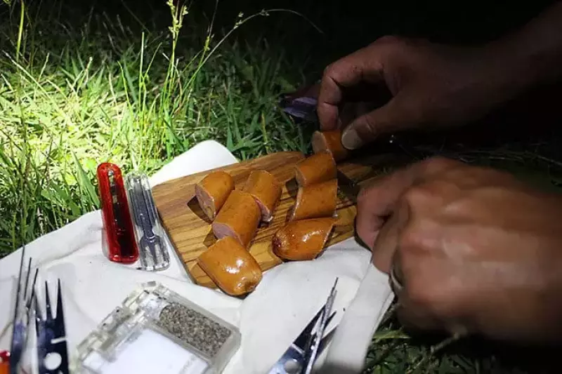 スイスアドバンスでおつまみの準備