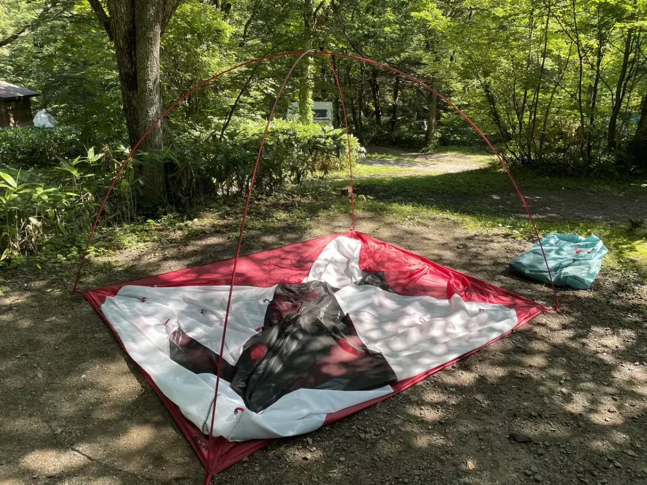 ハピチュードの設営1