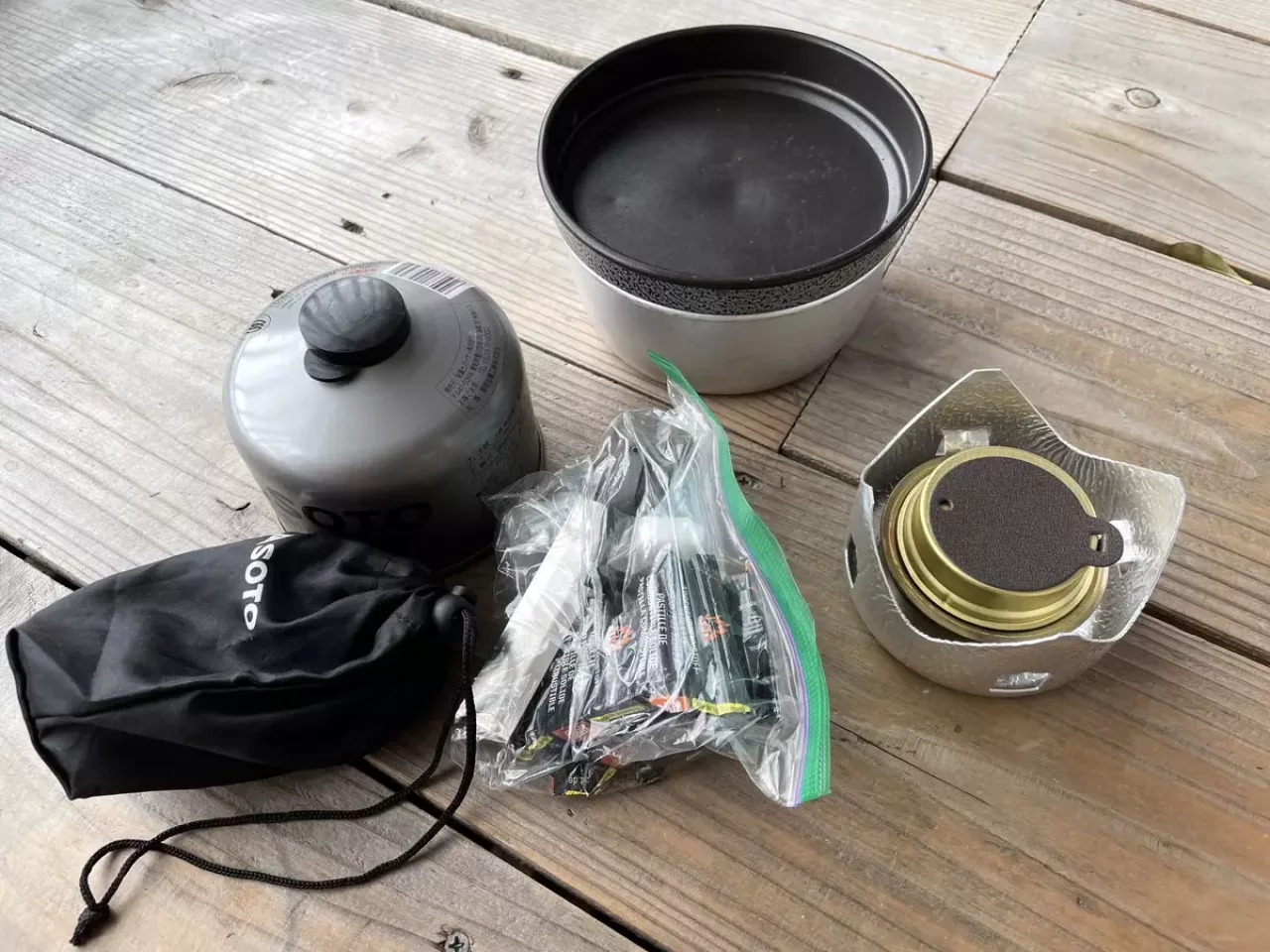 ミニトランギア 炊飯方法 燃料