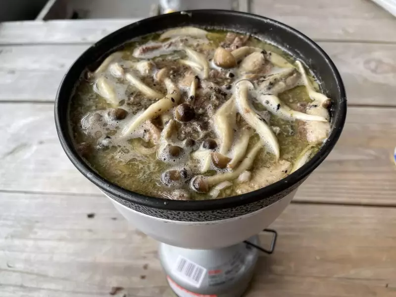 ミニトランギアのフライパンを使った時短山ごはん