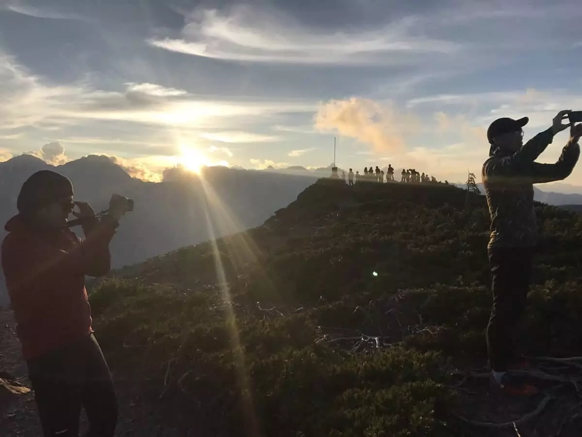 蝶ヶ岳のテント泊 登山体験レポート 蝶ヶ岳のテント場紹介