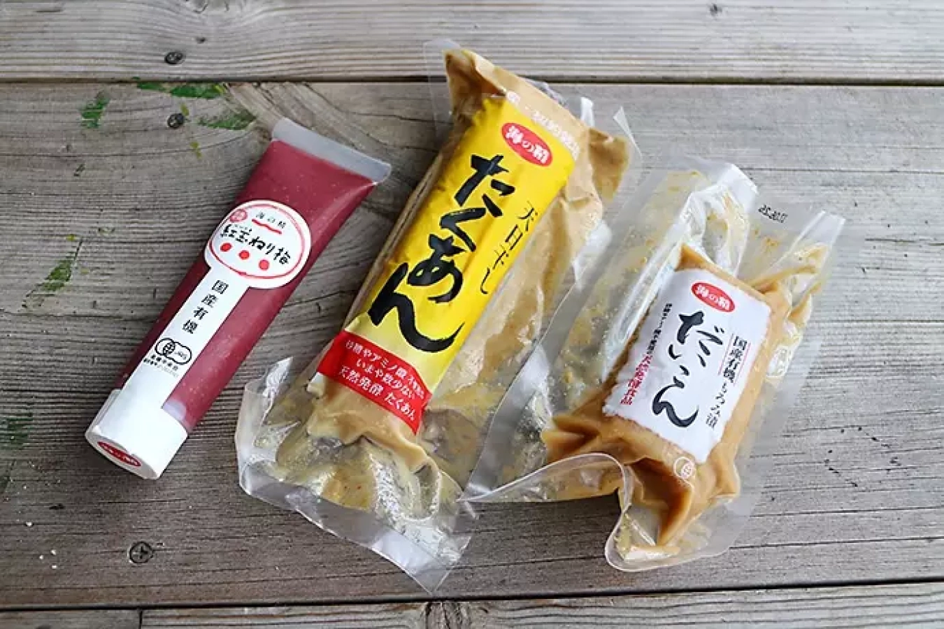 海の精の漬物&ねり梅 山ごはんのお供