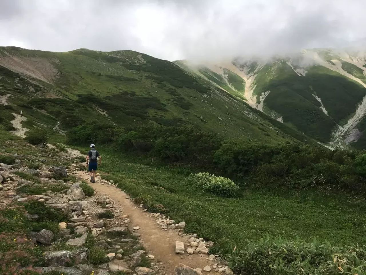 トレイルランで薬師岳頂上
