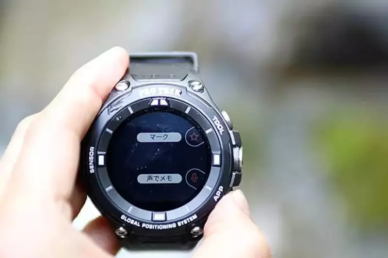 スマートウォッチ カシオプロトレック地図