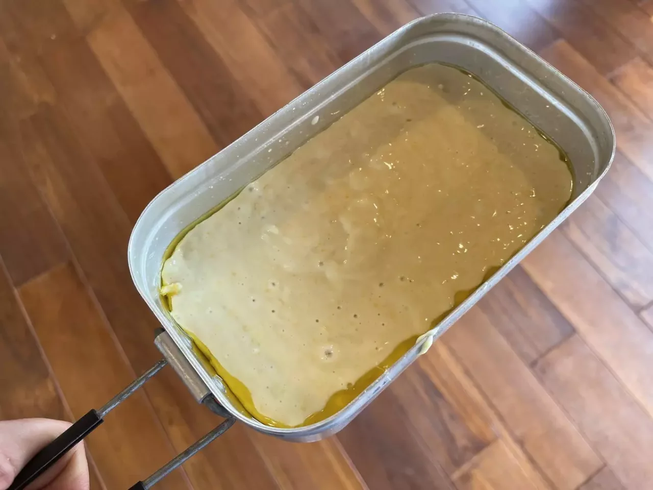 メスティンに流し込む