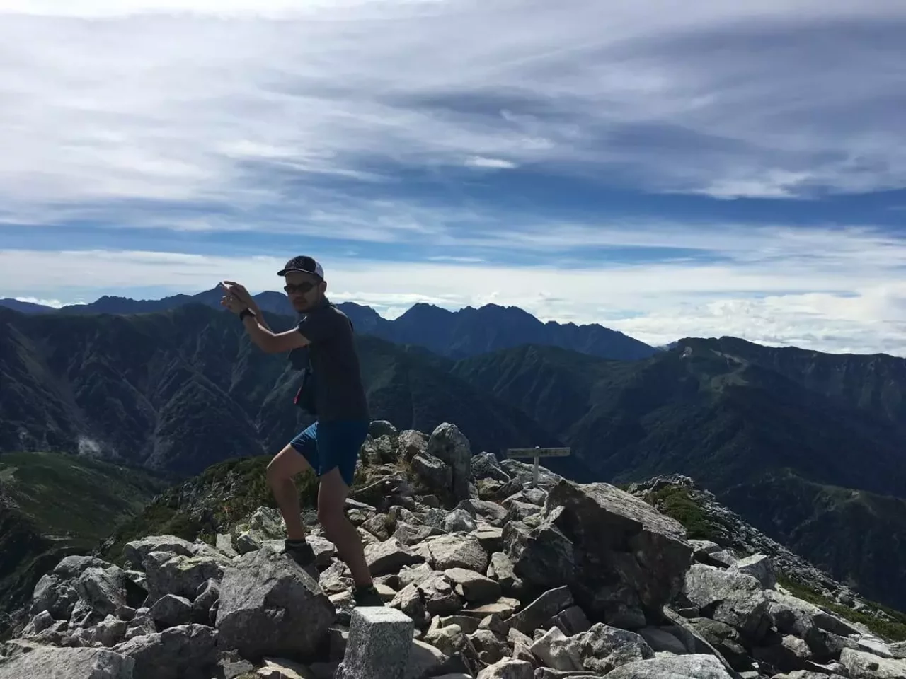 黒部五郎岳へ登頂