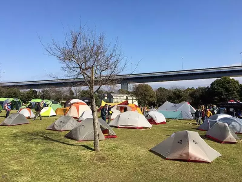 Outdoor Gear Touch&Try 2017 in 城南島海浜公園キャンプ場