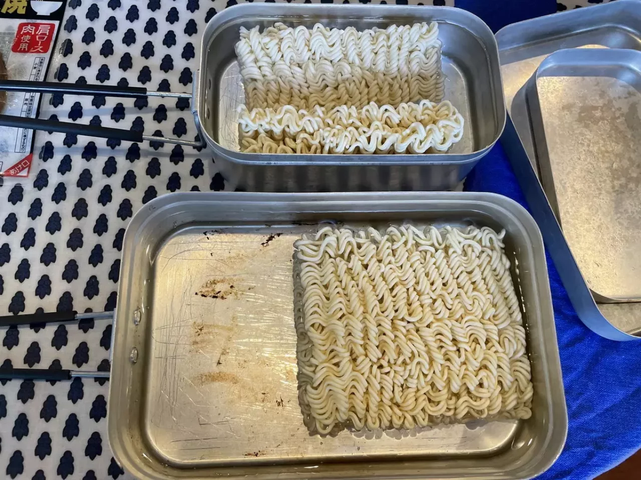 ステップ1:麺を茹でる