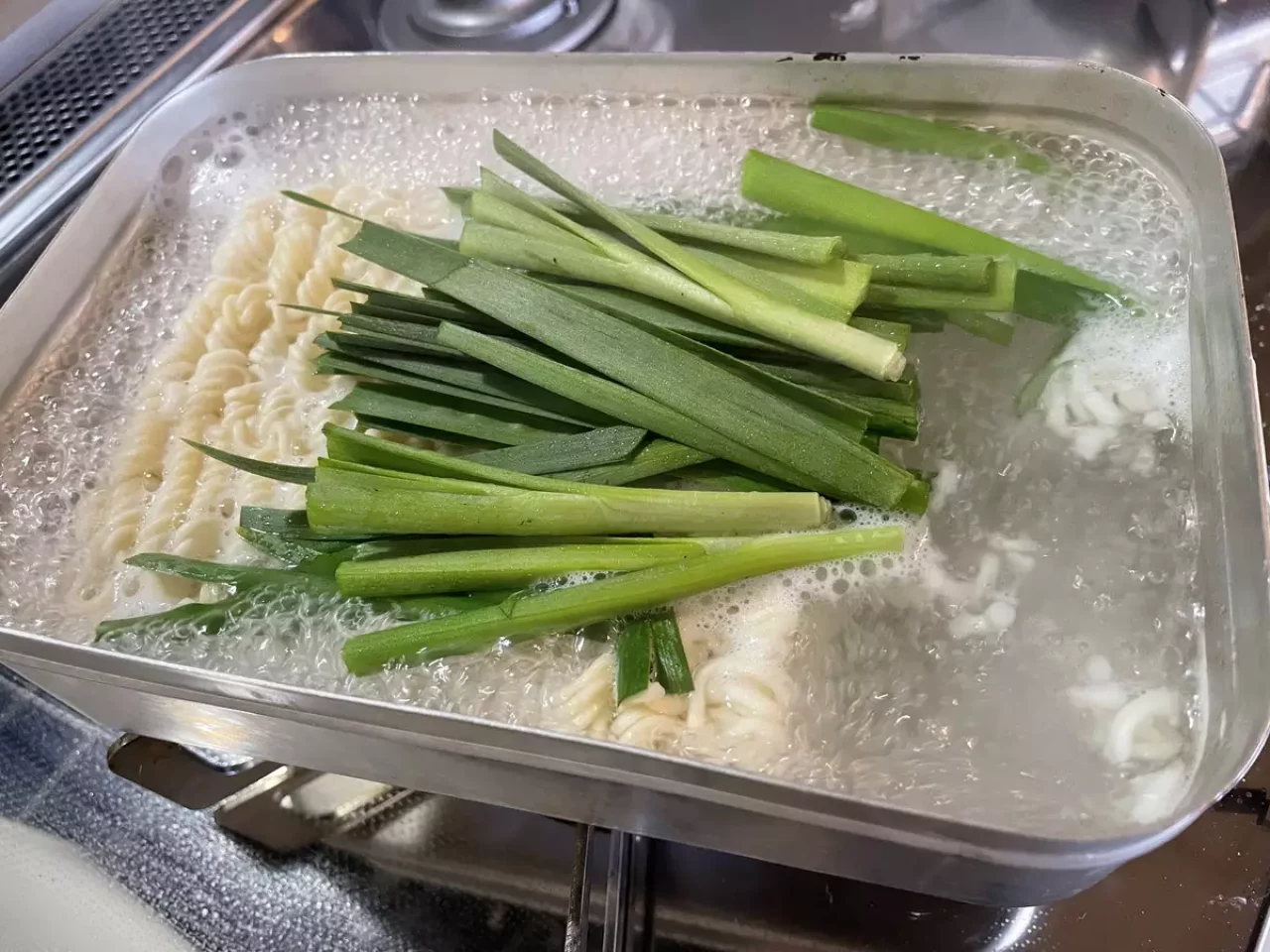 ステップ2:食材を茹でる