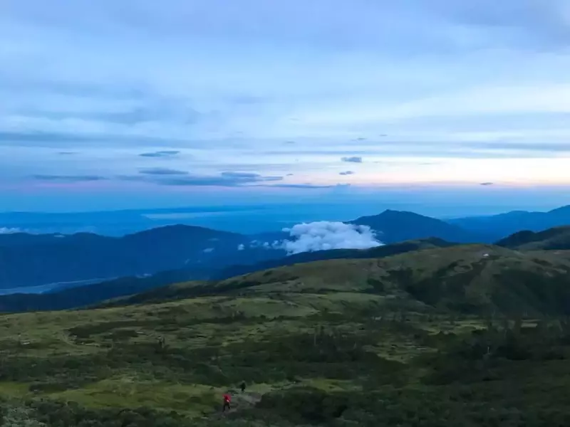 北アルプスの夜景