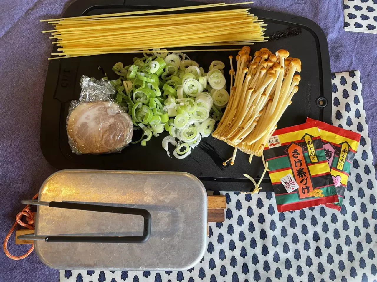 メスティンパスタの材料