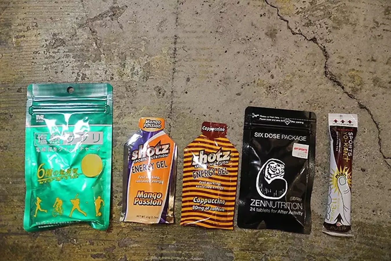 疲労回復&電解質補給の僕の行動食