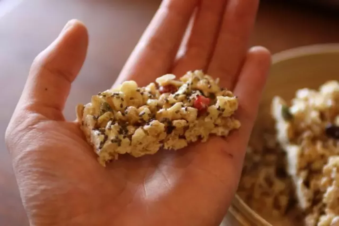 自作行動食の出来上がりイメージ