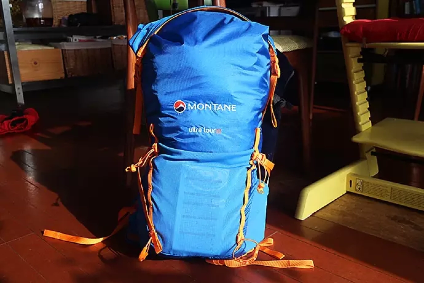 モンテイン ウルトラツアー22 ファストパッキングに使うバックパック