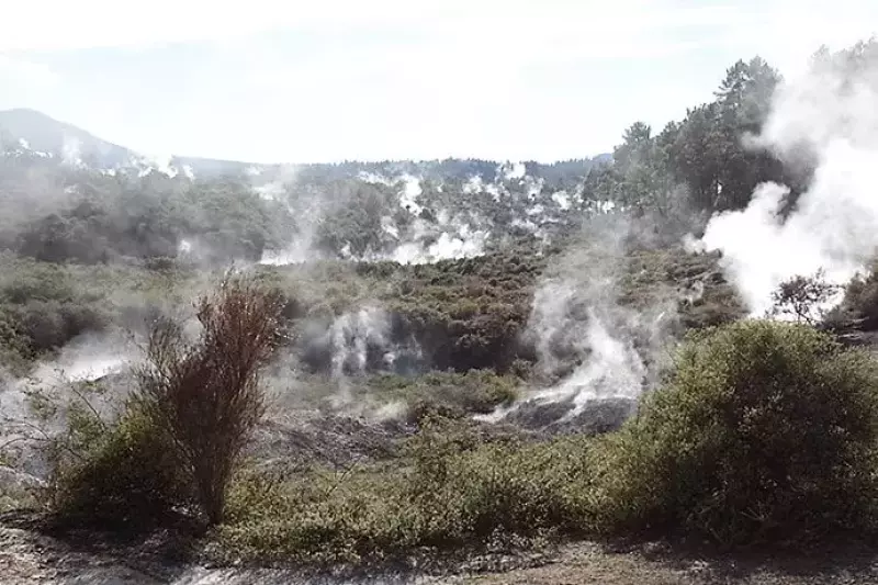 ニュージーランド ロトルアのワイオタプ