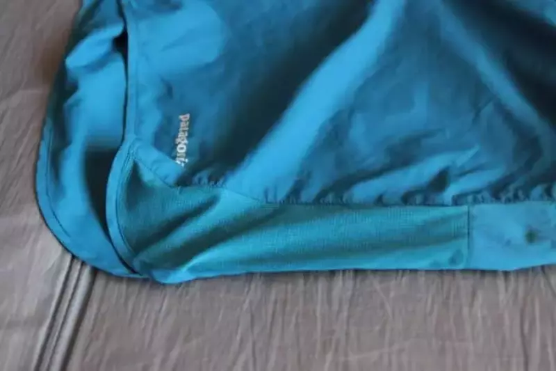 パタゴニア ストライダープロショーツのメッシュパネル