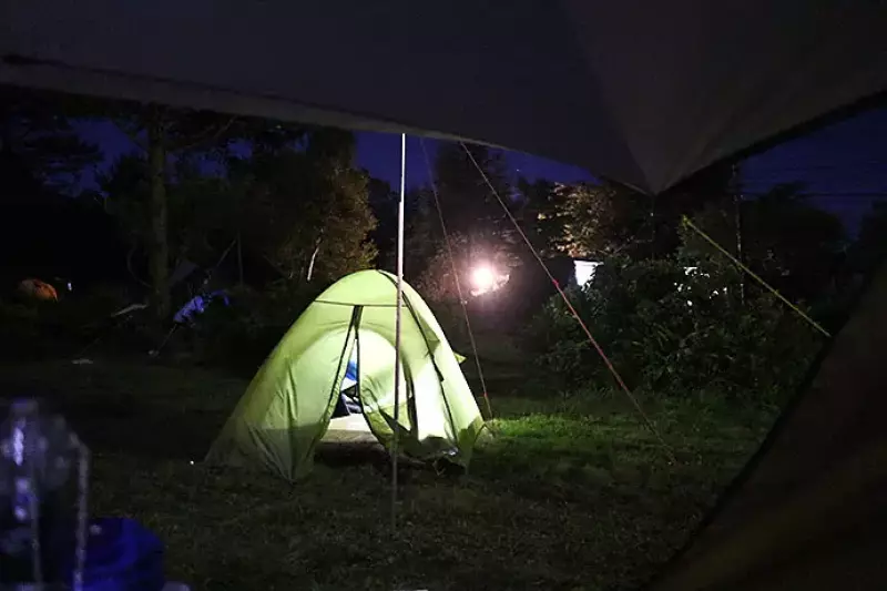 霧ヶ峰キャンプ場で食事