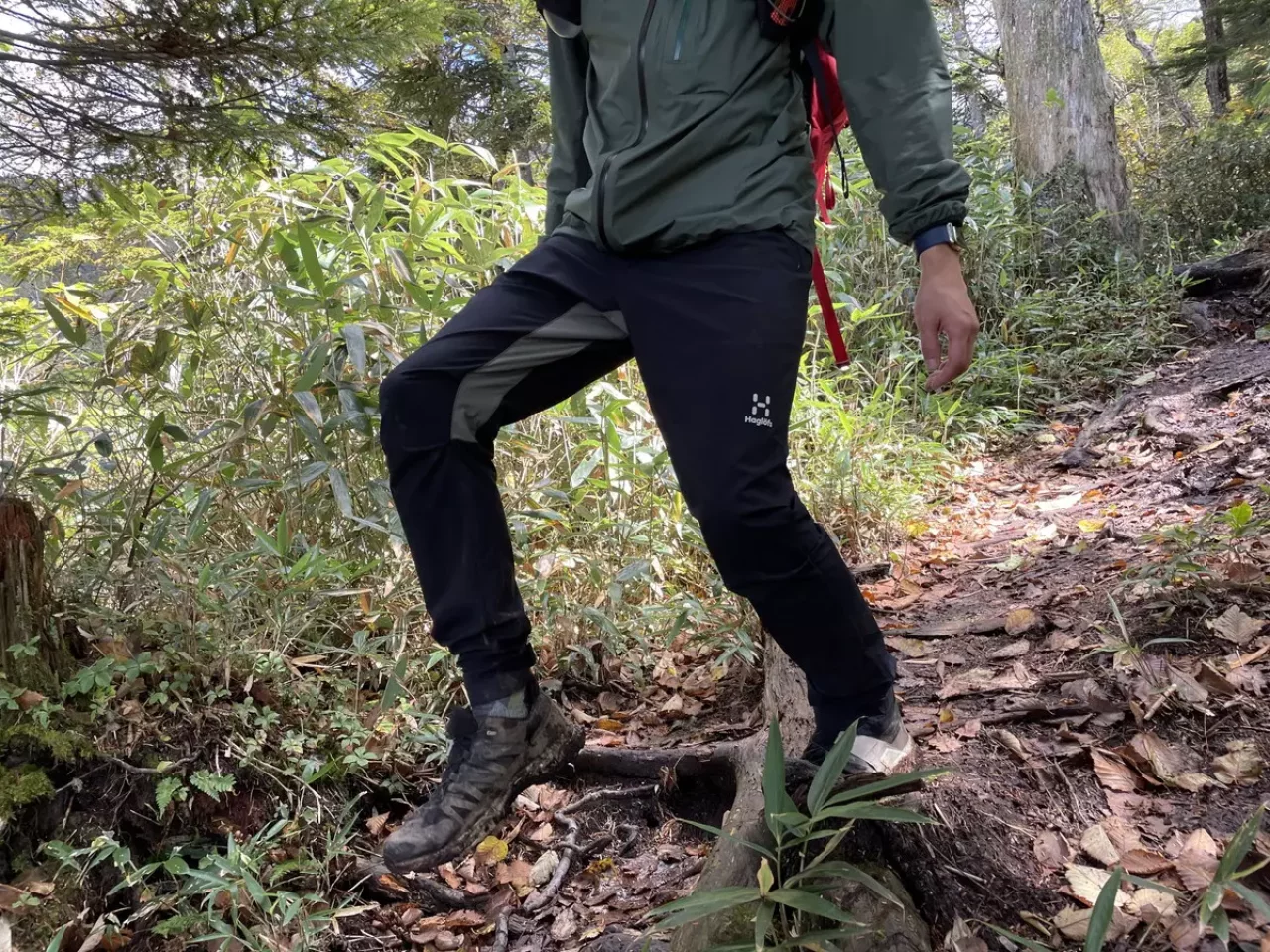 秋冬に最適な登山パンツ-ホグロフス ハイブリッド フレックス パンツ