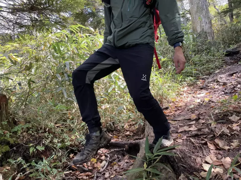 秋冬に最適な登山パンツ-ホグロフス ハイブリッド フレックス パンツ