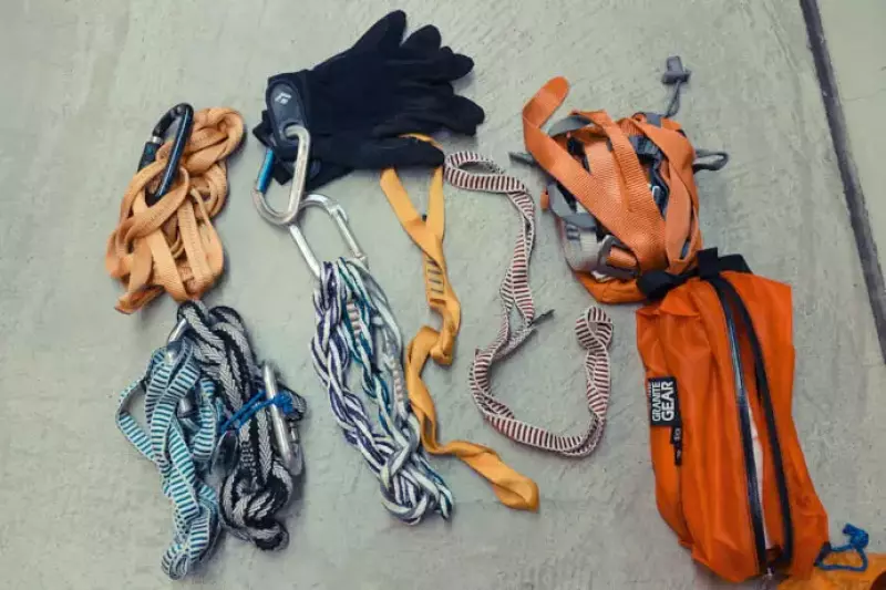 8mm 30m ロープとスリング