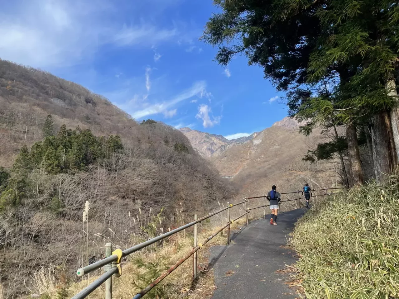日光マウンテンランニング レース中