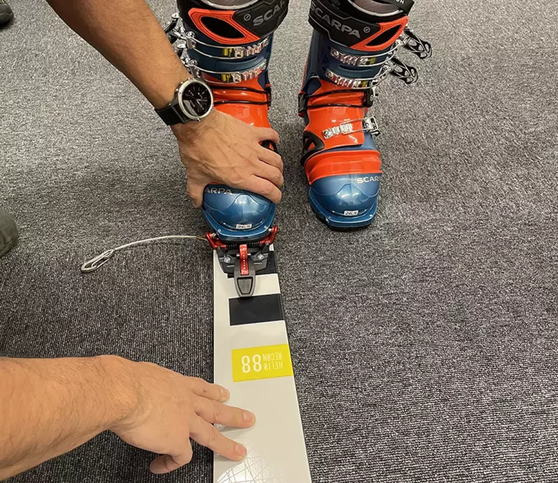 スキー板の太さについて