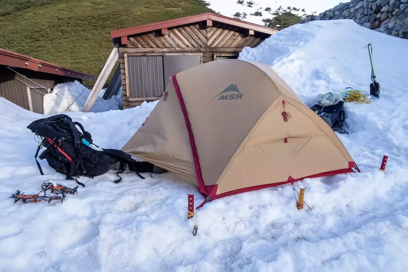 北アルプス オートルートでのテント泊『MSRハバハバシールド2』をレビュー