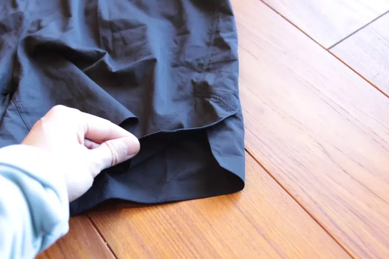 アークテリクス ソリアス ショーツのスリット