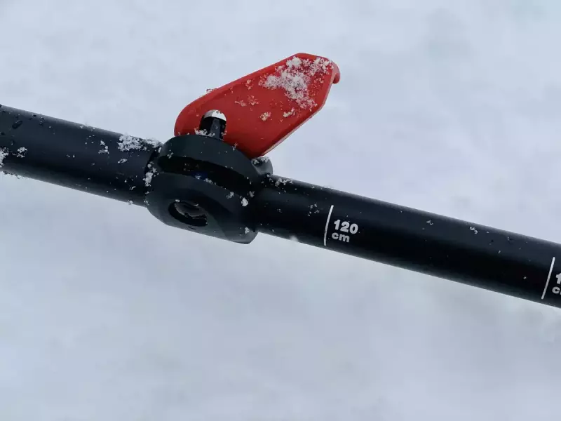 トラバースポールのフリックロックシステム