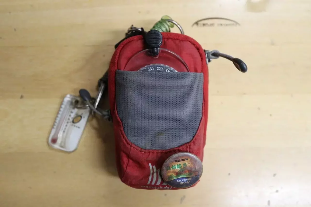 登山中の温度計