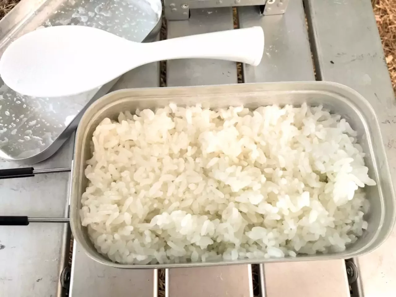 メスティン飯の完成