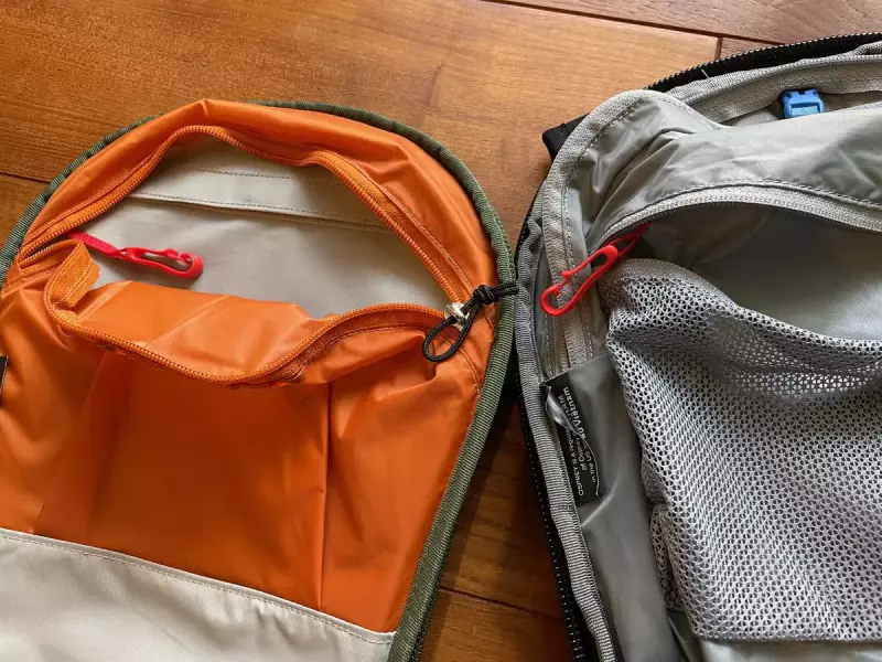 貴重品をしまっておくのに便利なポケット