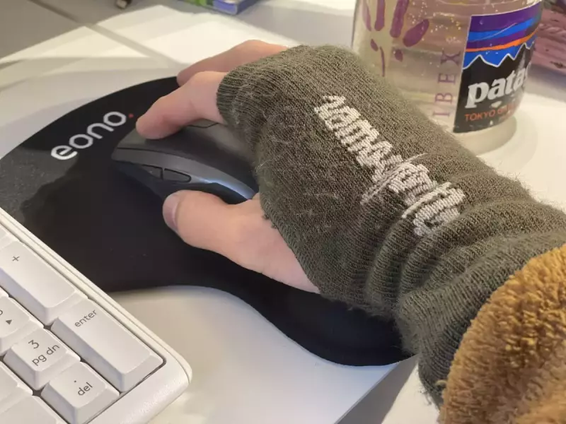 ウールパワーのリストゲイター パソコン作業