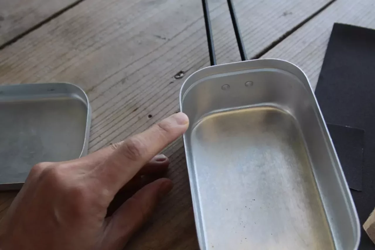 メスティンのバリ取りは完了