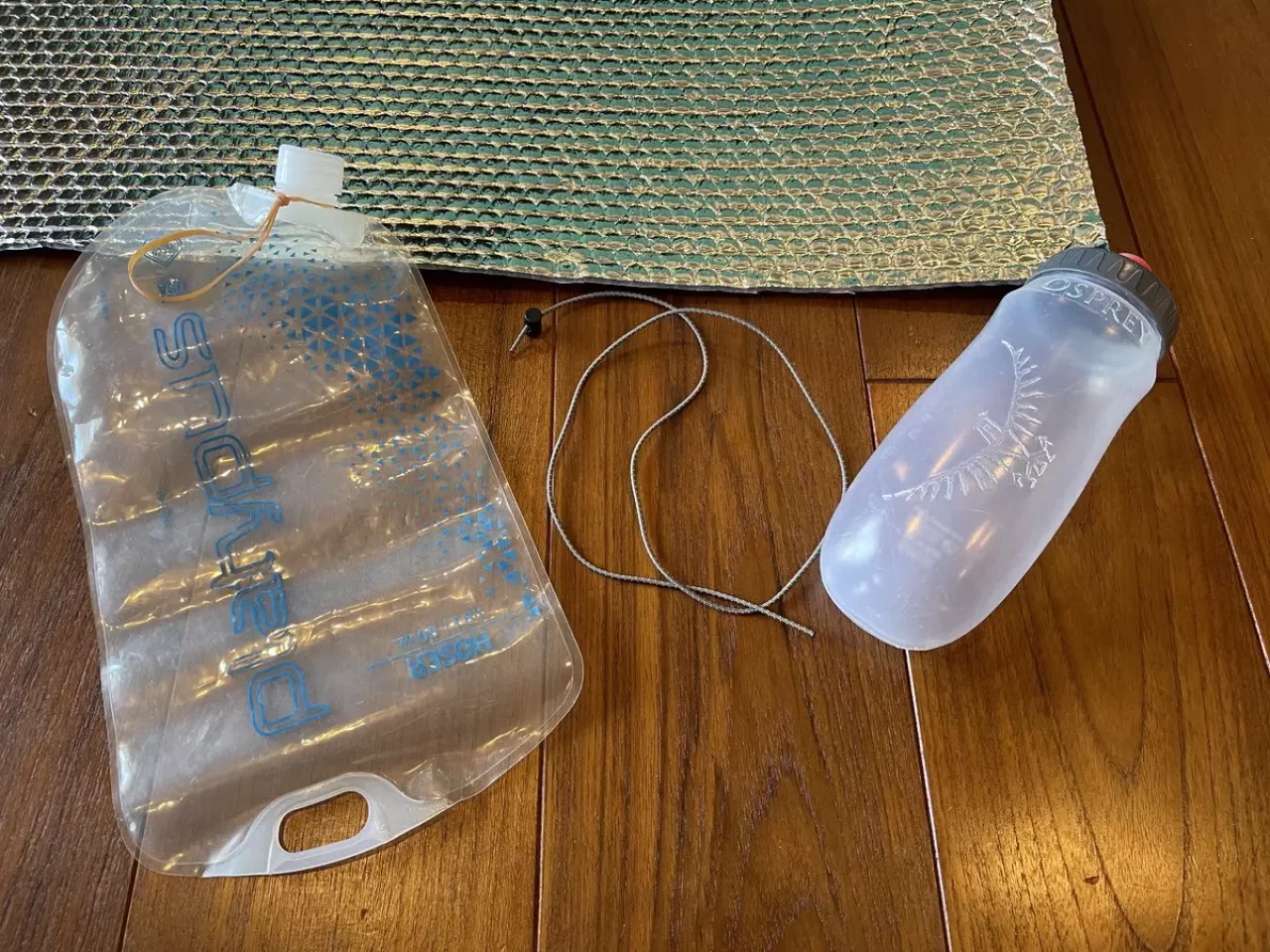 アストロフォイルの使用例 厳冬期用の凍結防止袋