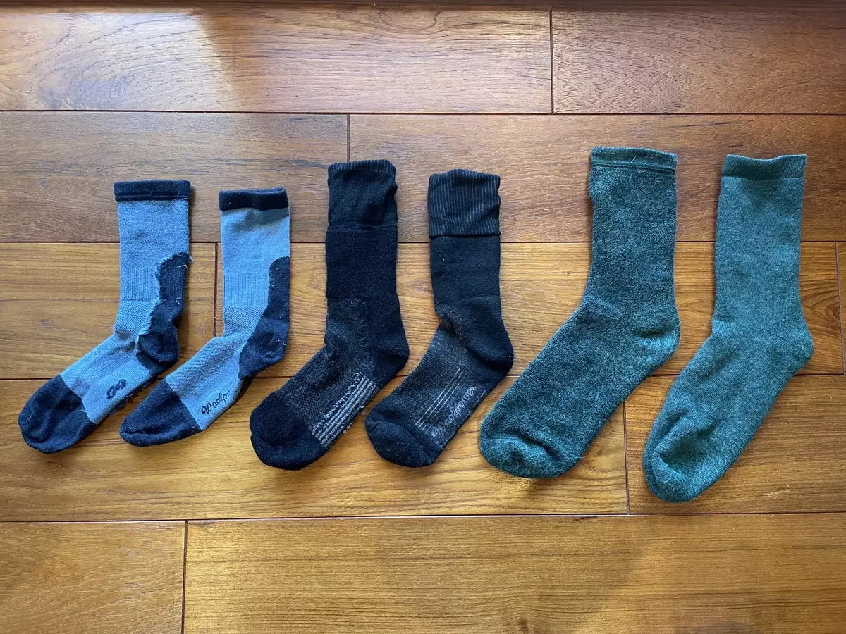 ウールパワーの3種類のソックス−トレイルランと登山の必須アイテム
