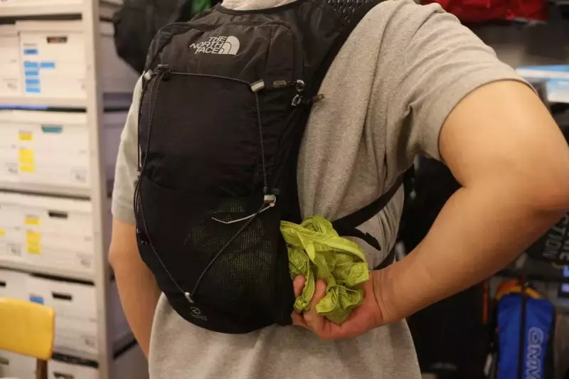 ウインドシェルのコンパクト性