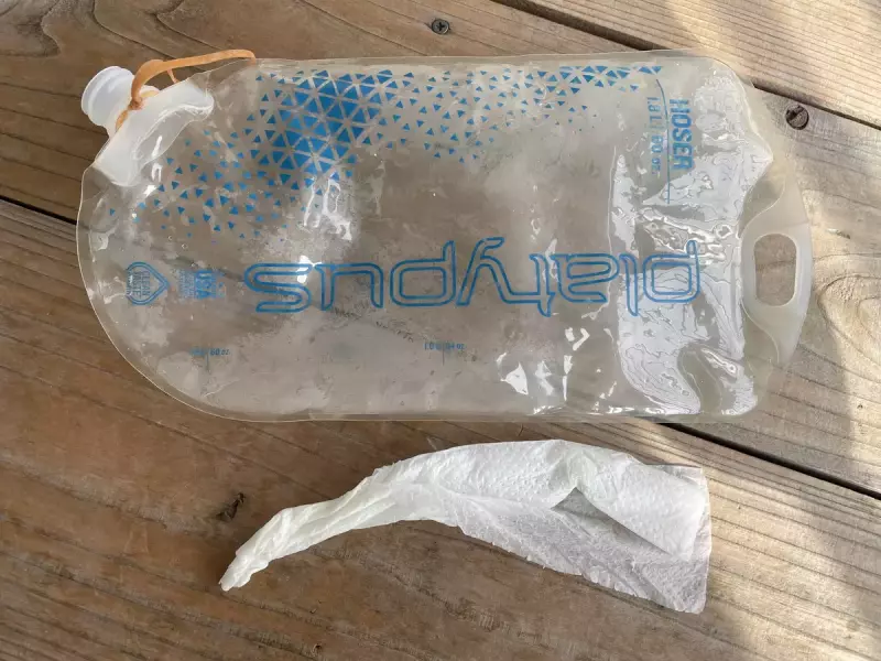 ステップ5:キッチンペーパーを取り除く